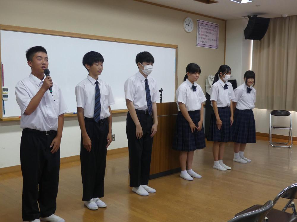 2学期始業式・部活動新チーム発足式4