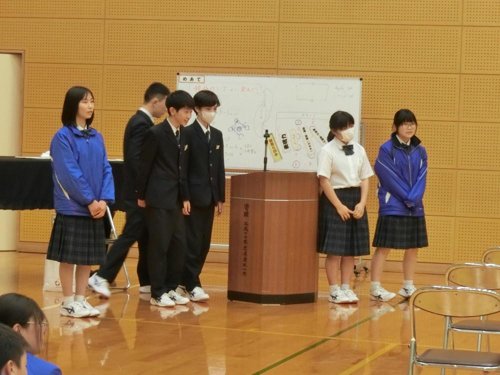 三年生を送る会1