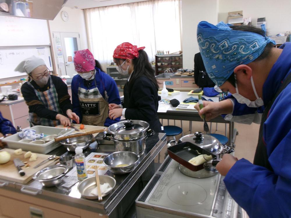 1年生の調理実習1