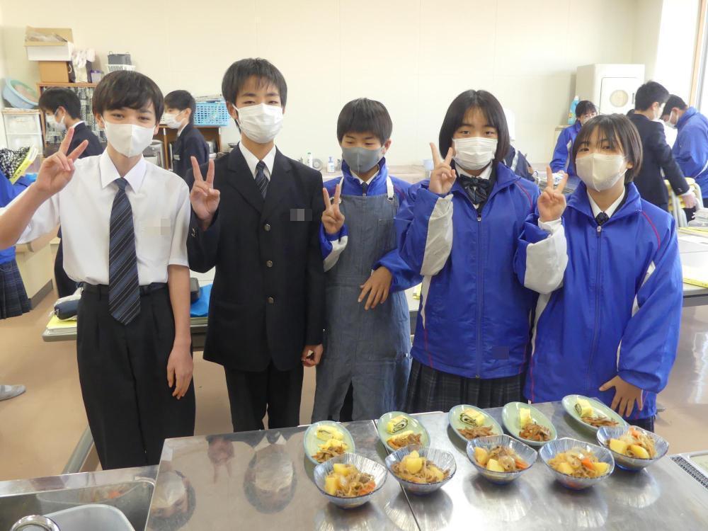 1年生の調理実習3