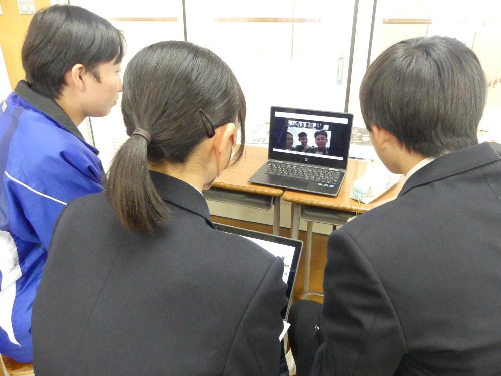 オンラインによる国際交流2