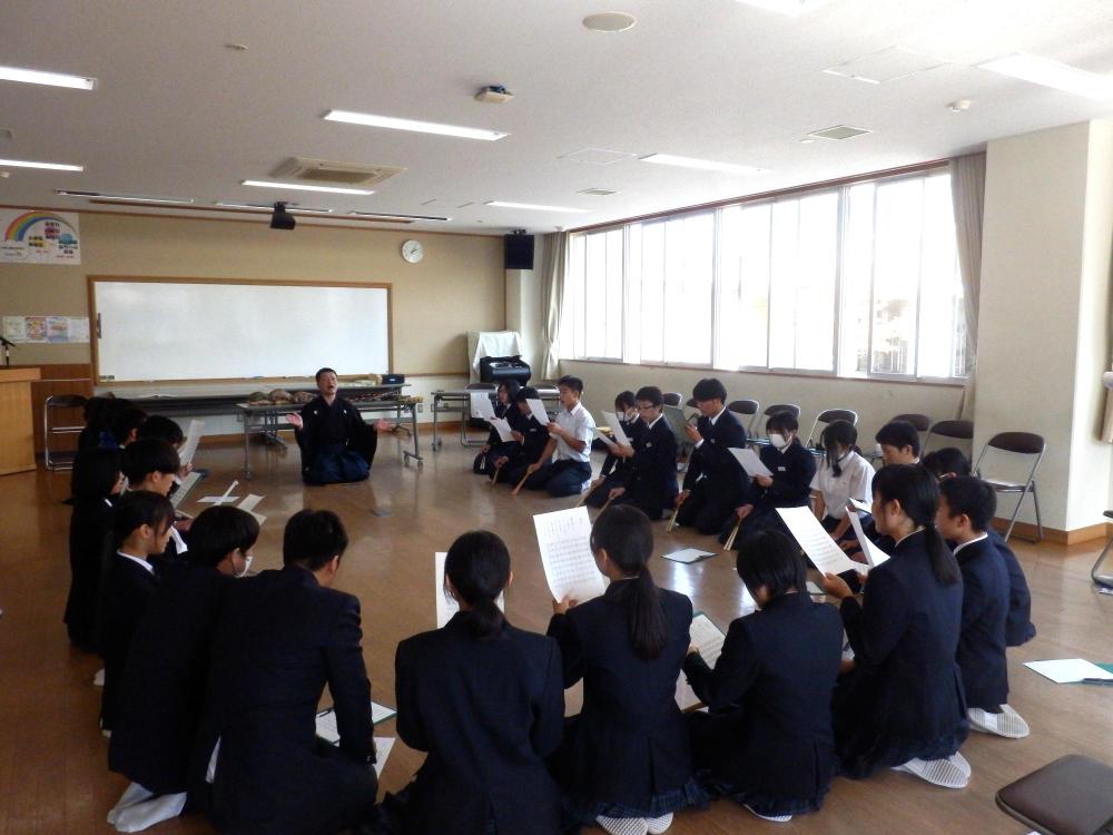 「能」の鑑賞ワークショップ2