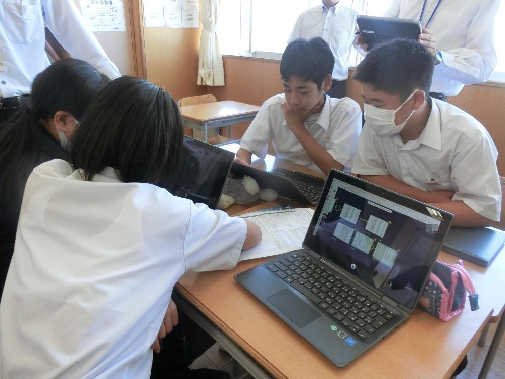 2年生国語公開 大崎上島町「学びの変革」推進協議会3