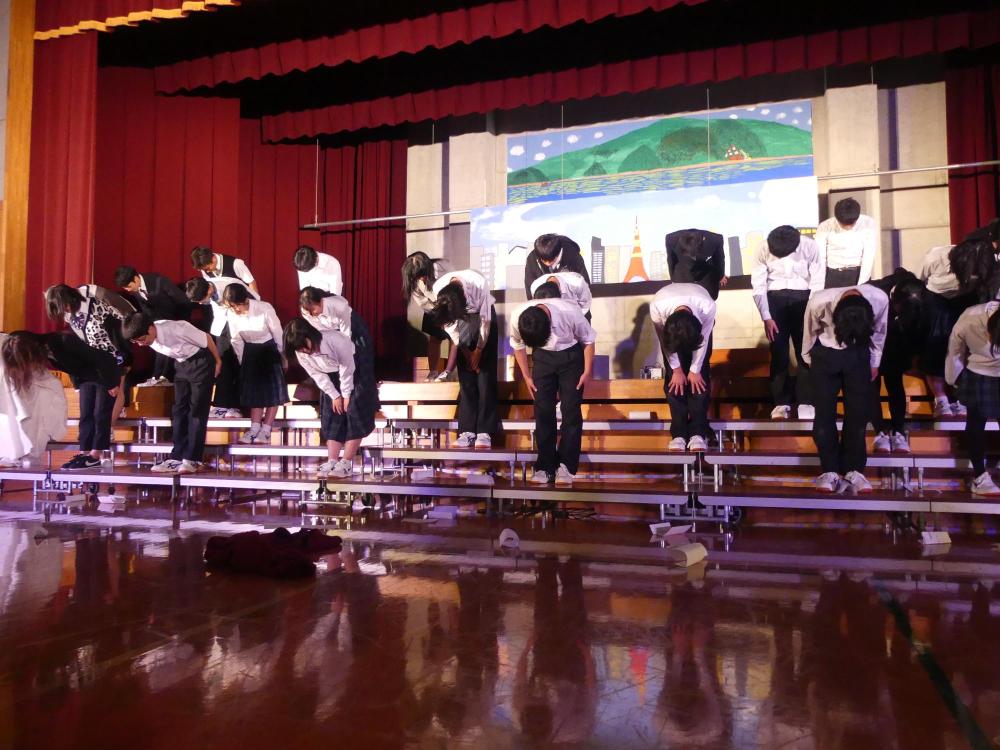 青海祭3.3年生劇「15歳の声」9