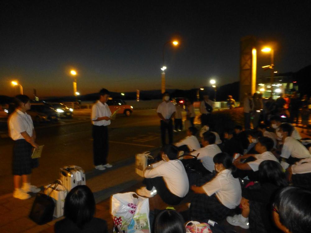 修学旅行8東京からの帰路4