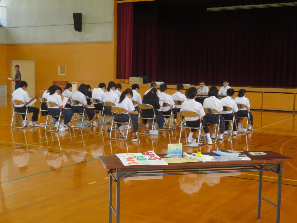 2年生商人体験接遇研修1