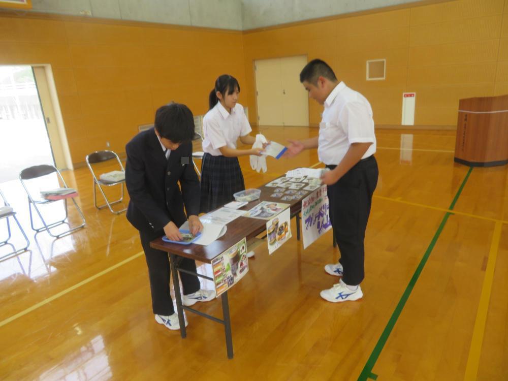 2年生商人体験接遇研修3