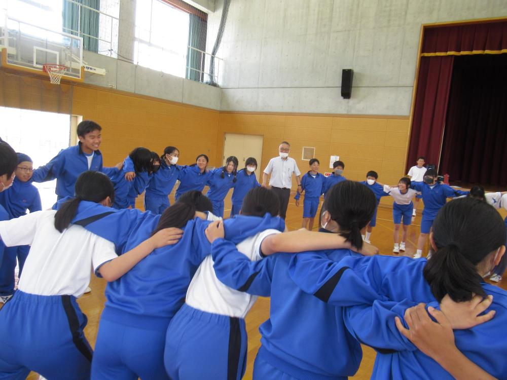 運動会団結式3