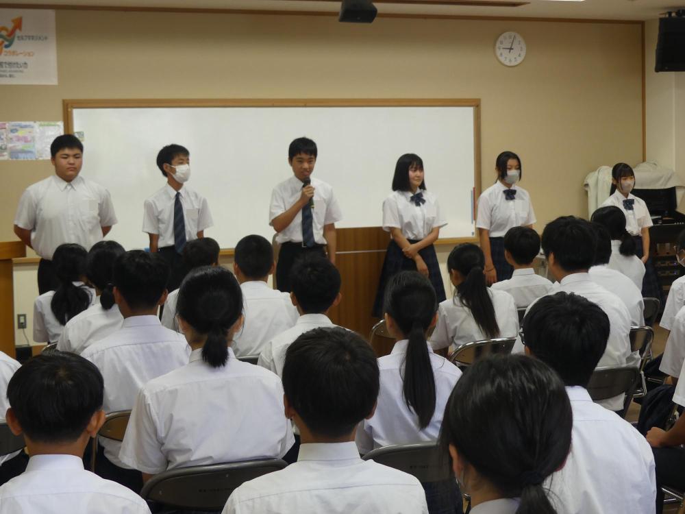 2学期始業式・部活動新チーム発足式3