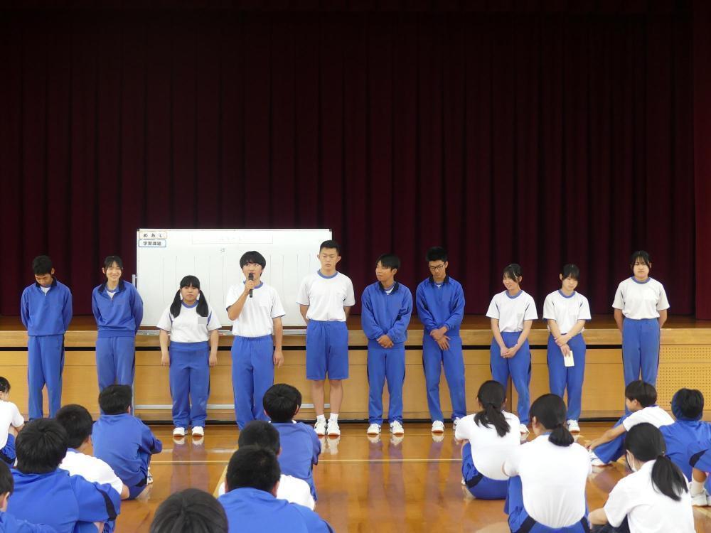 運動会結団式1