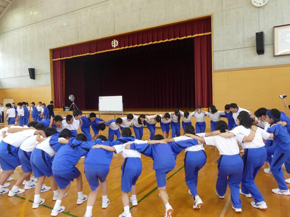 運動会結団式4