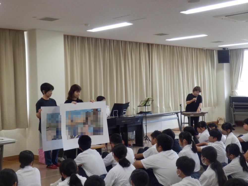 七夕の日～全校読み聞かせ～2